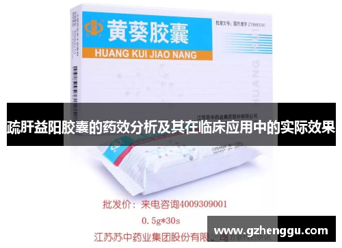 疏肝益阳胶囊的药效分析及其在临床应用中的实际效果